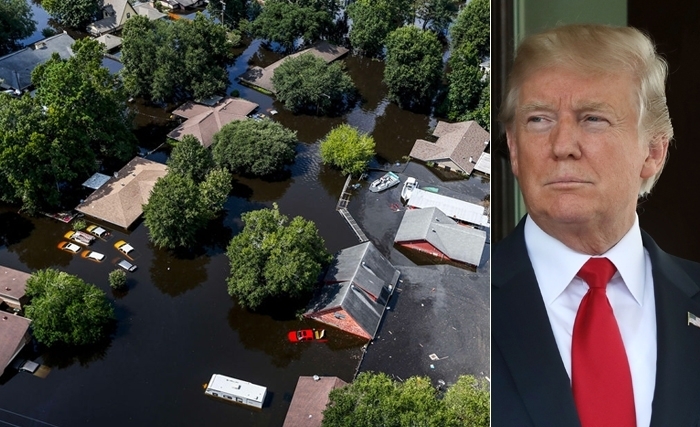 إعصار هارفي و ورطة ترامب 