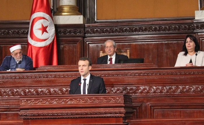 ماكرون يعلن تخصيص 500 مليون يورو إضافي لدعم تونس خلال الفترة 2020-2022 
