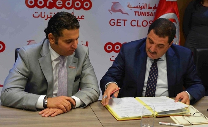 الخطوط التونسية/ Ooredoo تونس إبرام اتفاقية شراكة تستهدف المنخرطين ببرنامجي فيداليس و الوفاء  «Merci»