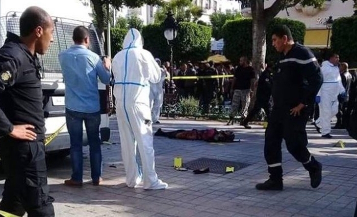 "منى" انتحارية شارع بورقيبة غير معروفة سابقا لدى مصالح الأمن والتفجير يؤدي إلى إصابة 8 أعوان ومواطن   