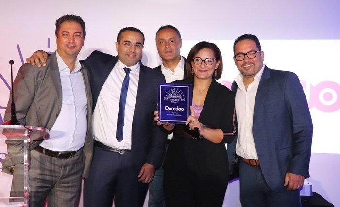 Ooredoo تونس تتحصّل على جائزة "أفضل خدمة حرفاء" لسنة 2019 عن فئة الاتصالات