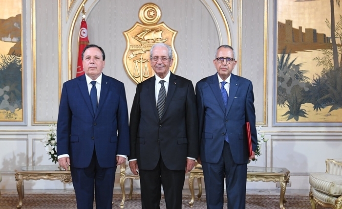 الرئيس محمّد الناصر يسلّم أوراق اعتماد مندوب تونس الدائم لدى منظمة الأمم المتحدة 