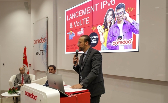 Ooredoo  تُحدث ثورة في الاتصالات معإطلاق تقنية IPV6 للهاتف القار والجوال وخدمةVoLTE لأول مرة في تونس