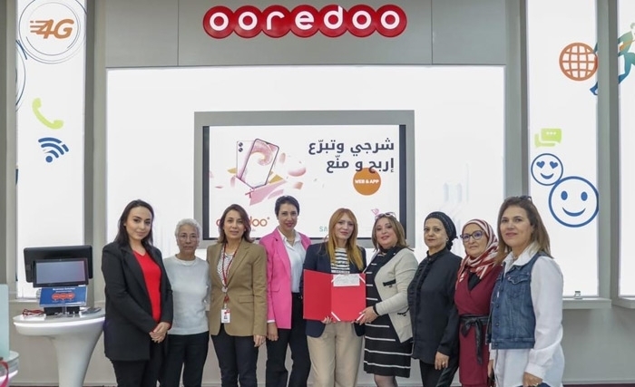 Ooredoo تدعم الجمعية التونسية لرعاية مرضى سرطان الثديفي معركتها ضد السرطان