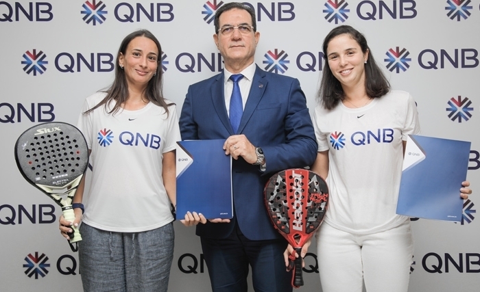 QNB راعٍ رسمي لبطلتي البادل عايدة الفهري ودرة الشملي