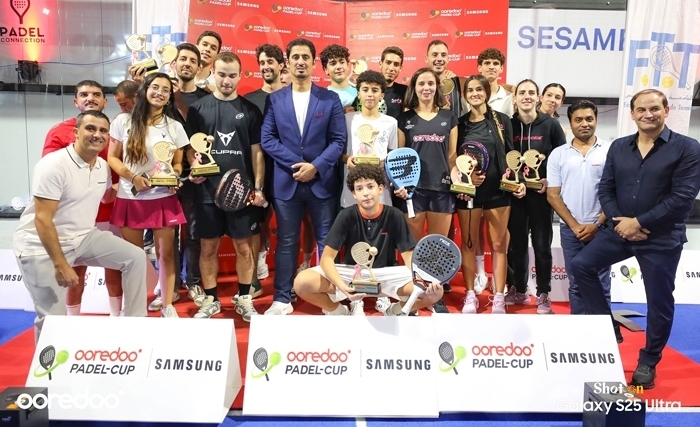Ooredoo Padel Cup Samsung 2025 : نجاح استثنائي للنسخة الثانية من أكبر حدث بادل في تونس Ooredoo Padel Cup Samsung 2025 : نجاح استثنائي للنسخة الثانية من أكبر حدث بادل في تونس