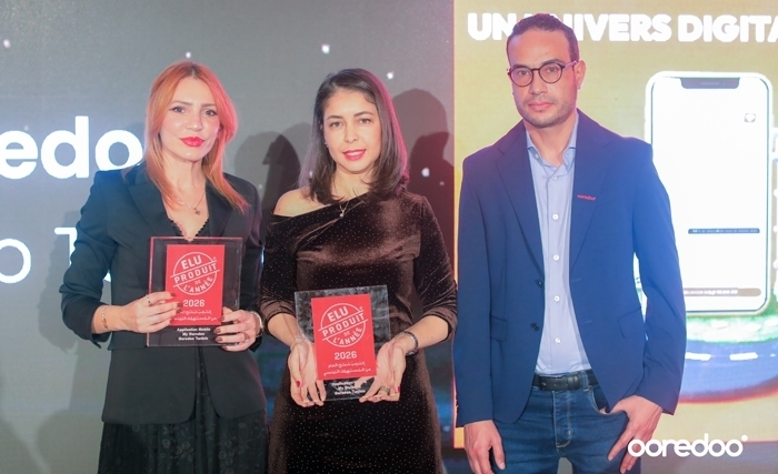 تتويج تطبيق My Ooredoo بلقب "منتج السنة تونس 2026"